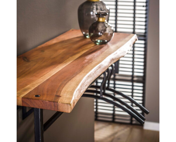 Kapstok Timber 6 haken hoedenplank 100 cm