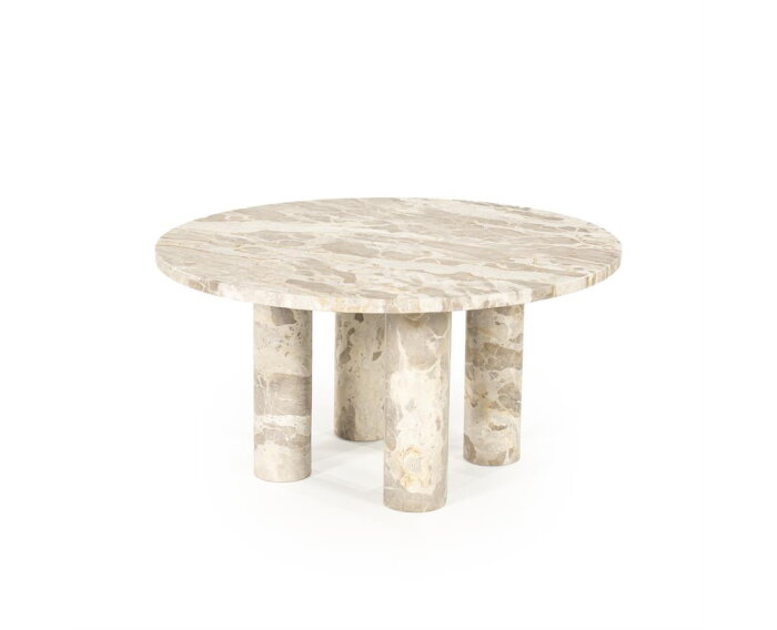 Coffee table Marmo 70x70cm - beige | BY-BOO