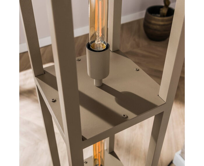 Vloerlamp 4L Quadra - Beige
