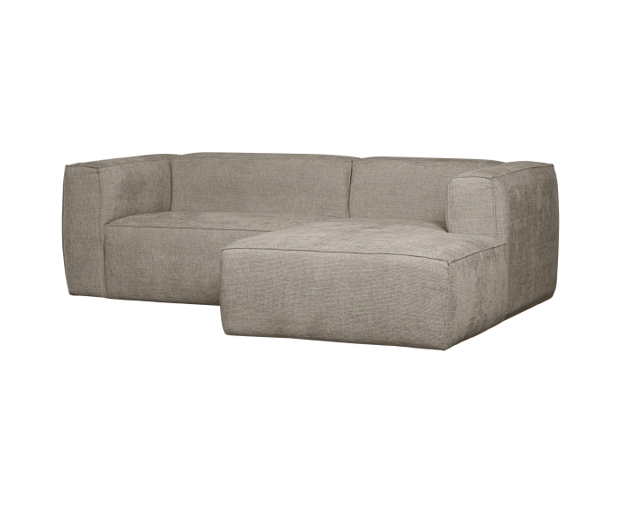 BEAN CHAISE LONGUE RECHTS GROVE MELANGE TRAVERTIN - WOOOD