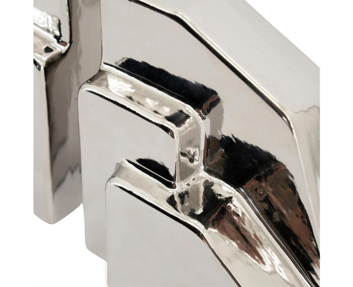 Bookend Silv - silver | BY-BOO