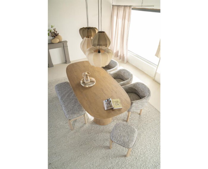 Eettafel Lune 240x105cm - naturel | Eleonora