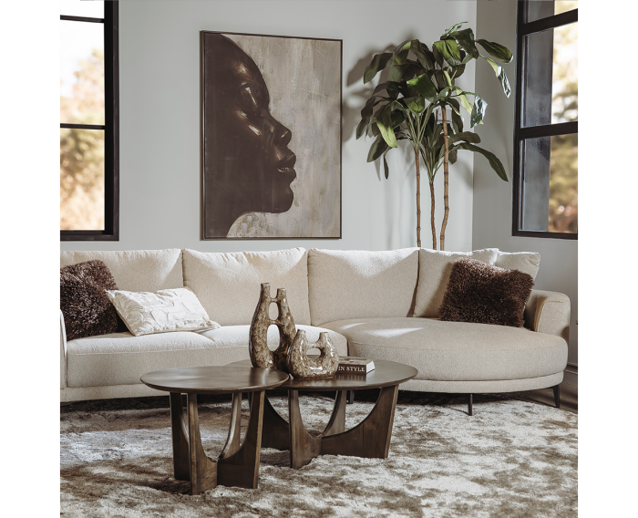 Prescot 2 5-AL + Chaise R - Sahara 120 beige