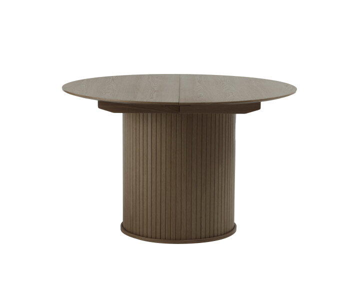 Eettafel Nola rond uitschuifbaar &Oslash;120-167 cm eiken - Bruin