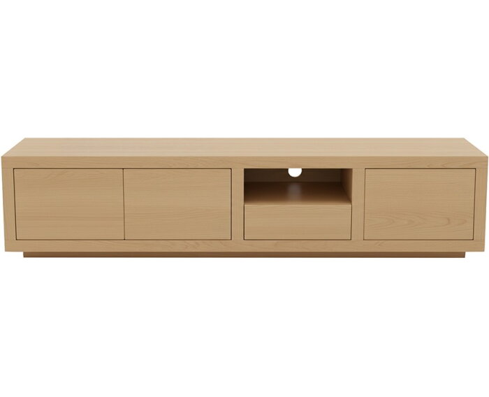 Tv meubel Tampere eikenfineer 190x42x50 cm - Natural Oak - Naturel