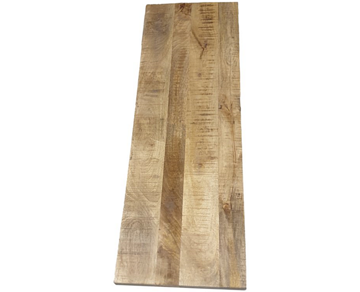 Mangohout plank 35 cm diep - 3 cm massief blad - 100x35x3 cm