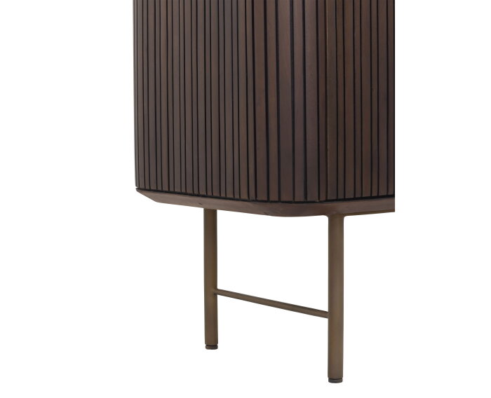 Cupboard Maroon, 2 doors,130x90x40 cm, mahogany + mortex