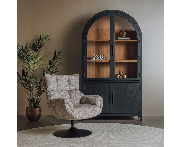 Force Fauteuil - Imo 15 beige-brown (draaibaar)