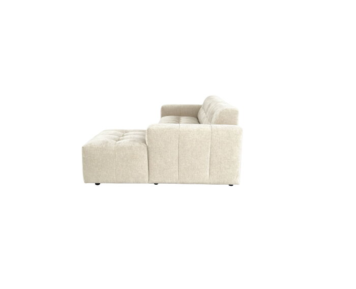 MySofa Ruby Hoekbank Beige  2,5 zits AL + Lounge R