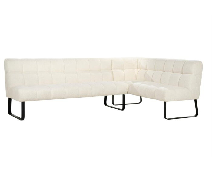 EVN Louise hoek-eetkamerbank Anthology Cream - 275x180 cm - zelf samen te stellen