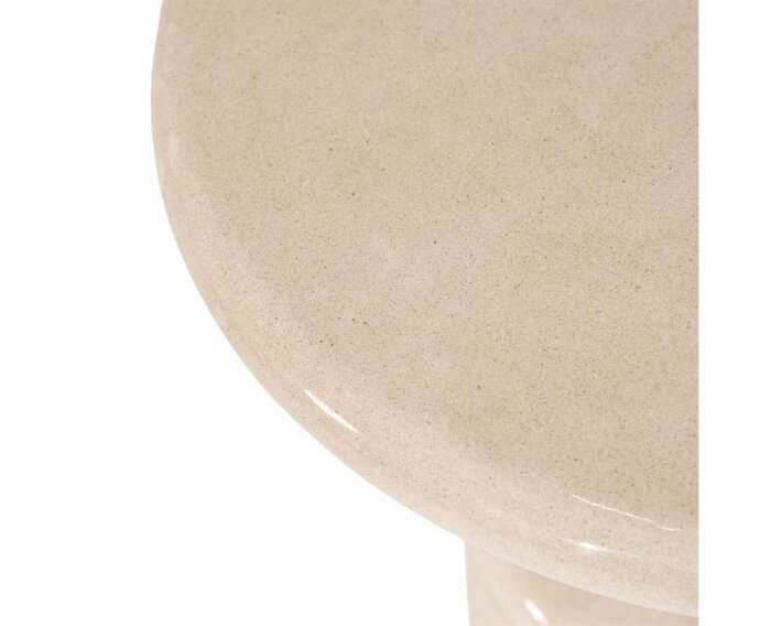 Bijzettafel Kyan 46x46cm - beige | Eleonora