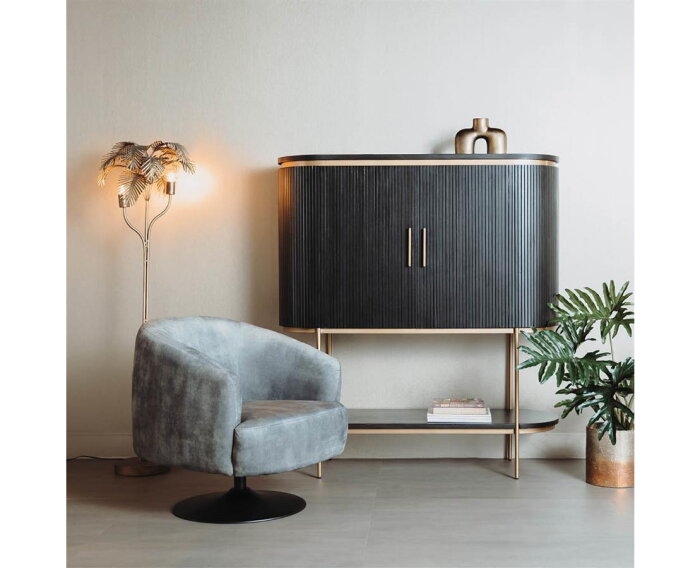 Barga Fauteuil - Bliss 4 grey (draaibaar)