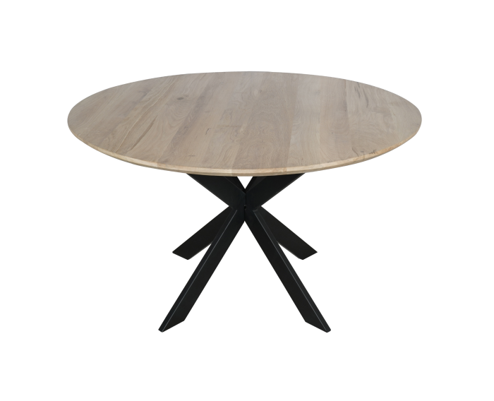 Eiken eettafel Ferris | Rond 110 cm | Naturel