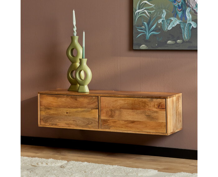 Zwevend tv meubel Vision Naturel | 120 cm