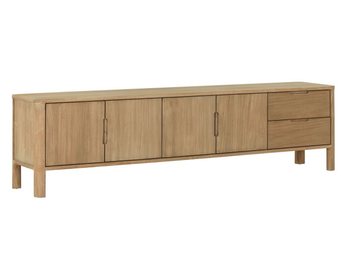 DTP home Forte tv meubel teakhout 210x40x55 cm