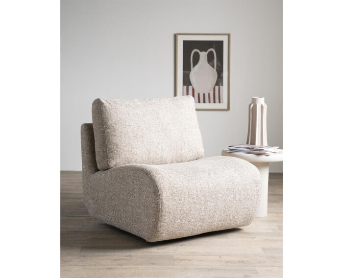 Fauteuil Lucia - beige | Eleonora