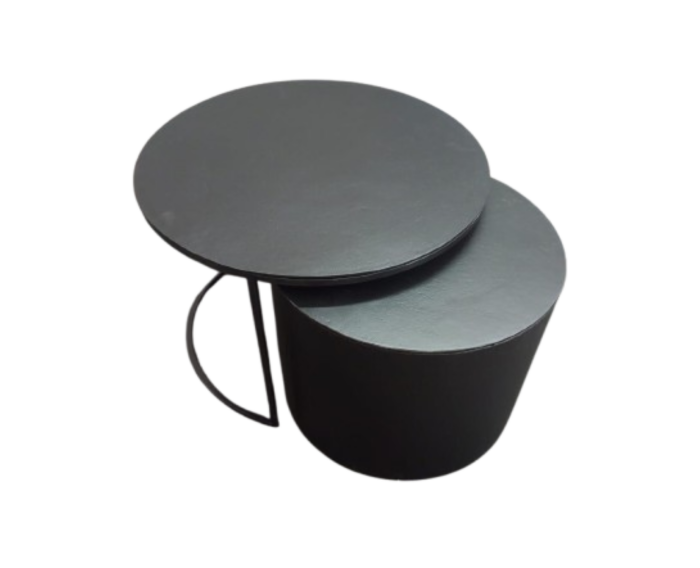 Salontafel Luna | Black | Set van 2