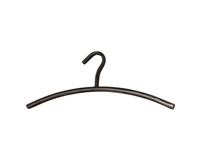 Garderobehanger ronde buis per 6 - zwart