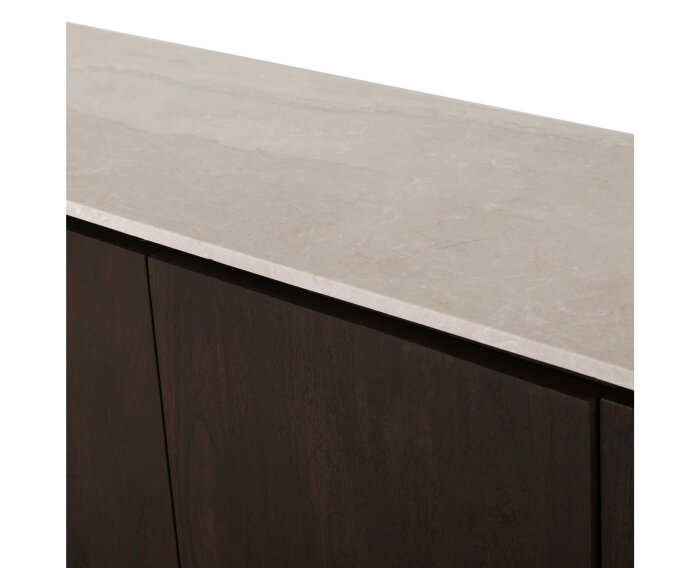 Bovenblad Tv meubel Dallas Beige  Marmer 210 cm