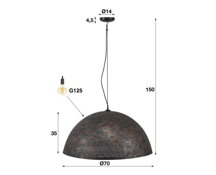 Hanglamp Punch | Ray