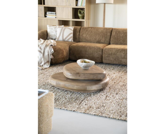 Salontafel Kabo 100x80cm - Naturel | BY-BOO