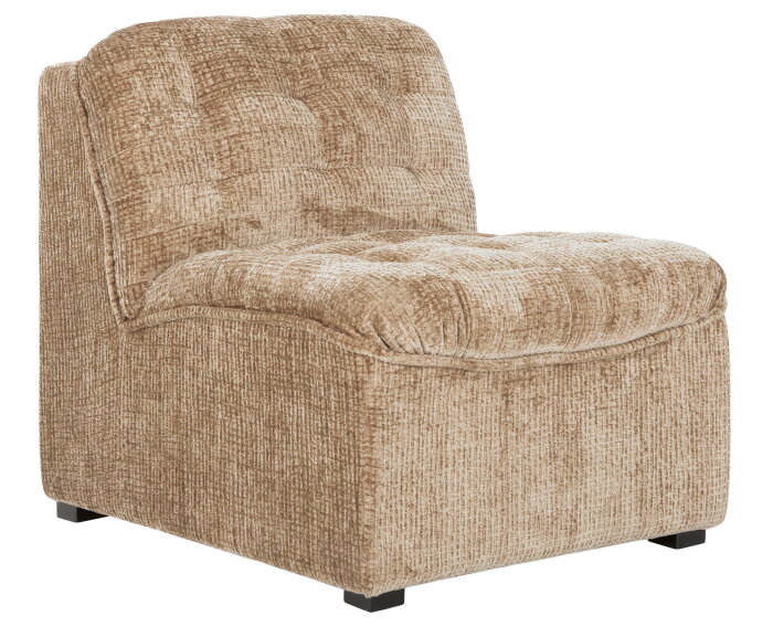 MUST Living fauteuil Liberty - Glamour sand - 75x67x85 cm