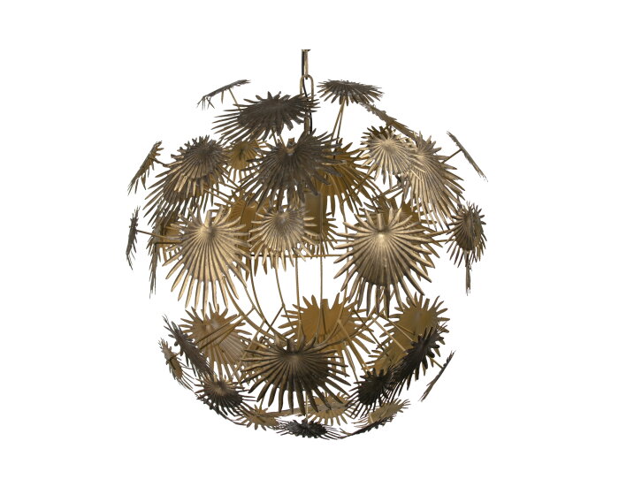 Atom Hanglamp Metaal Antique Brass - BePureHome