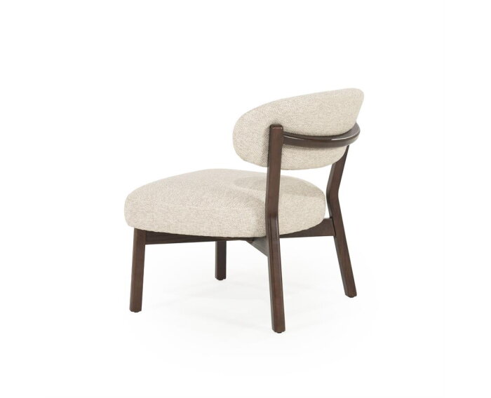 Fauteuil Mikky bruin - taupe | Eleonora