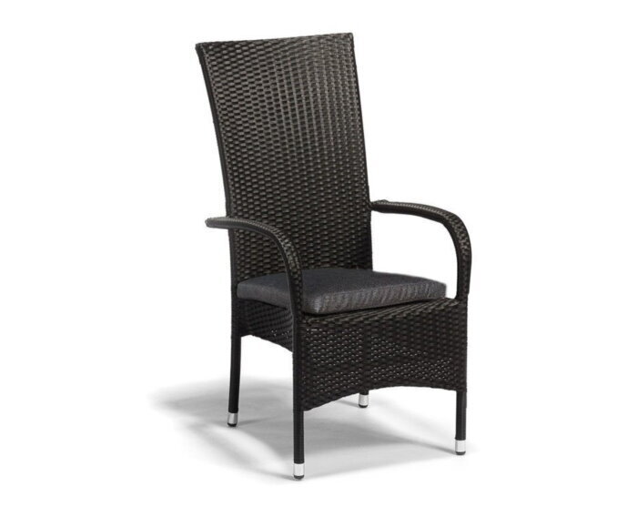 Milos stacking chair black