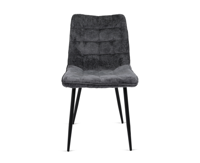 Combideal Leonardo: ronde eettafel Mangohout 120 cm met 4 Leonardo eetkamerstoelen - Stof perfect harmony - Petrol