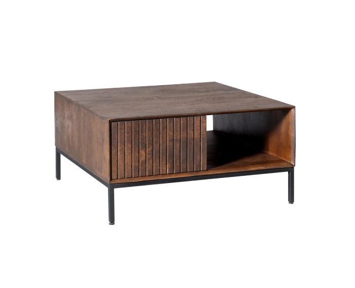 Salontafel Madison Brown | 80 cm | Vierkant
