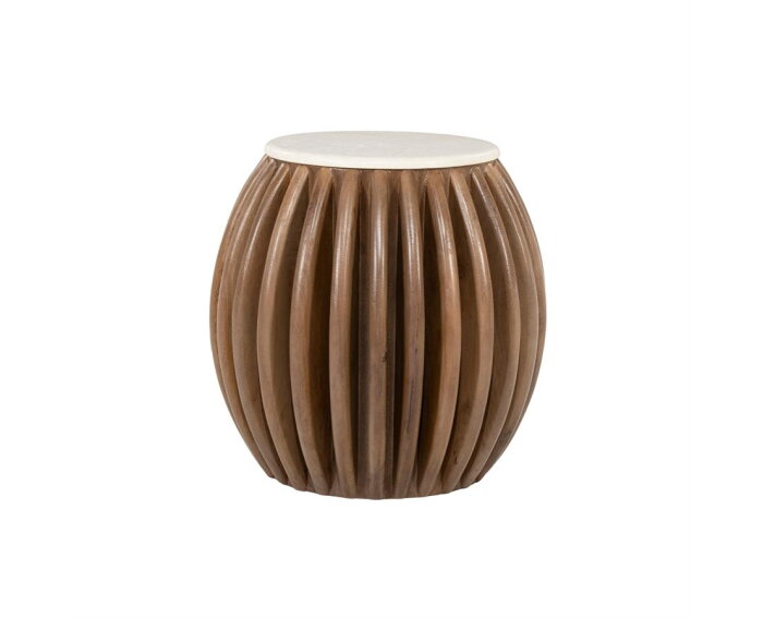 Bijzettafel Memphis 50x50cm - naturel | Eleonora