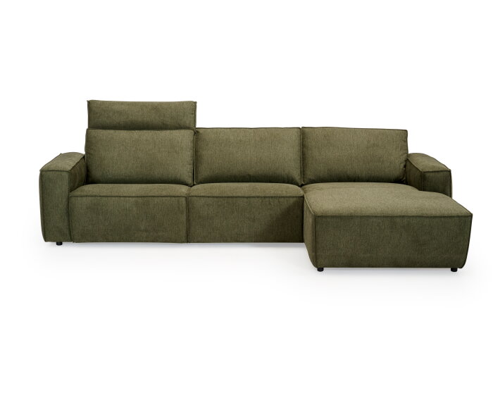 Hoekbank Domburg - Taurus Thyme - Chaise longue rechts - 318x166 cm