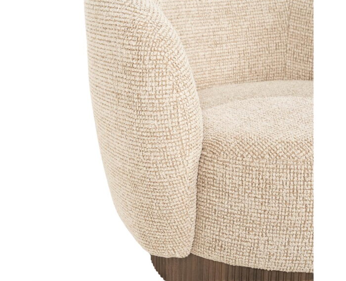 Fauteuil Norah - taupe | Eleonora