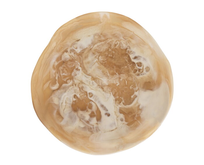 schaal Michelangelo bruin/wit