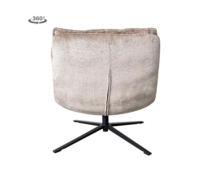 Venice Fauteuil - fabric BMG104 brown (draaibaar)