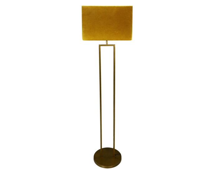 Vloerlamp - 30x30x150 - Goud - Metaal