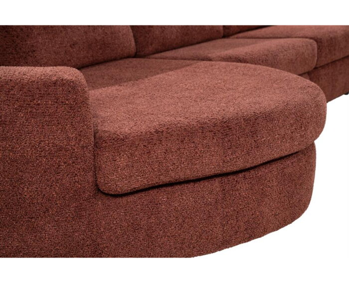 SEVN Selina modulaire hoekbank - Organisch - Yarra Oudroze - 423x251 cm - Zelf samen te stellen