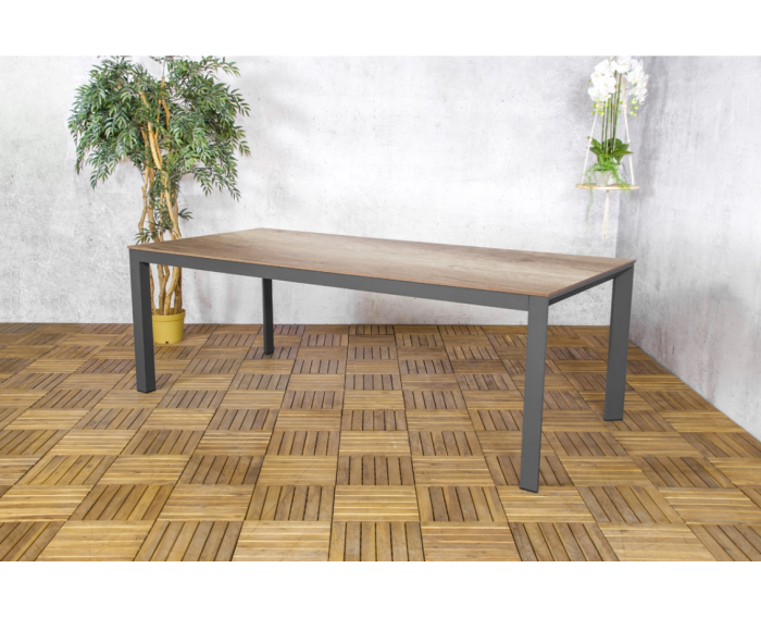 Tuintafel Elena HPL rechthoek 220x90x75 cm