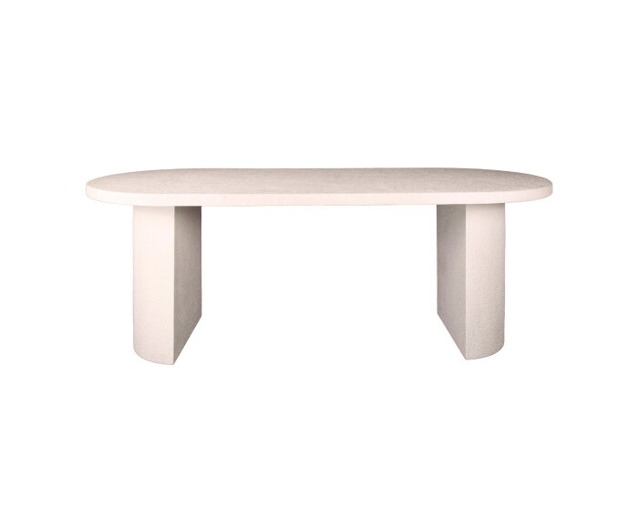 Eettafel arch stone 215x90cm - Marmer composiet