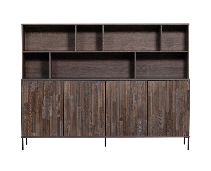 New Gravure Wandkast Essen Fineer Espresso [fsc] - WOOOD Exclusive