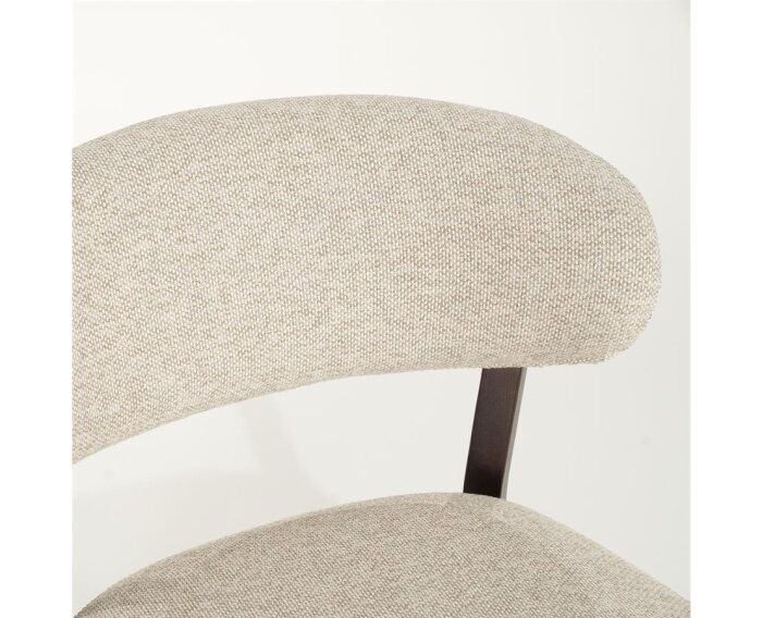 Fauteuil Mikky bruin - taupe | Eleonora