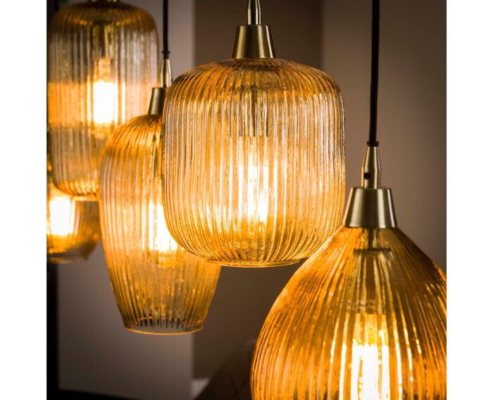 Hanglamp Stripe | 6 Lampen