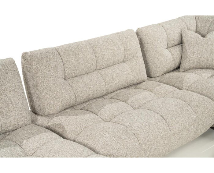 SEVN Esmee modulaire hoekbank Serenity Fossil - 335x245 cm - Zelf samen te stellen