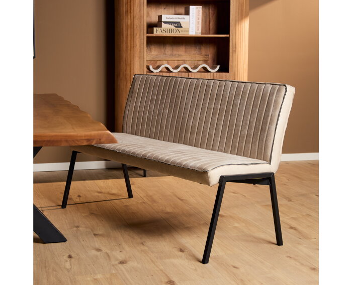 Eetkamerbank Tivoli Bull | 155 cm | Beige