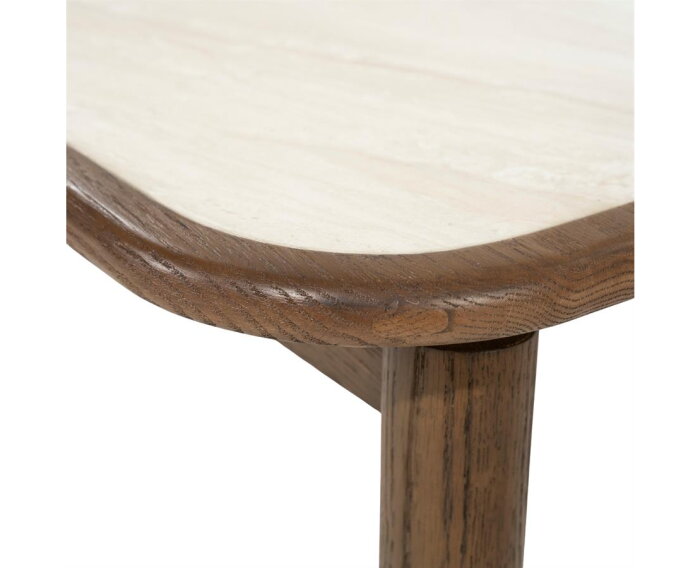 Salontafel Gabi 100x100cm - bruin | Eleonora