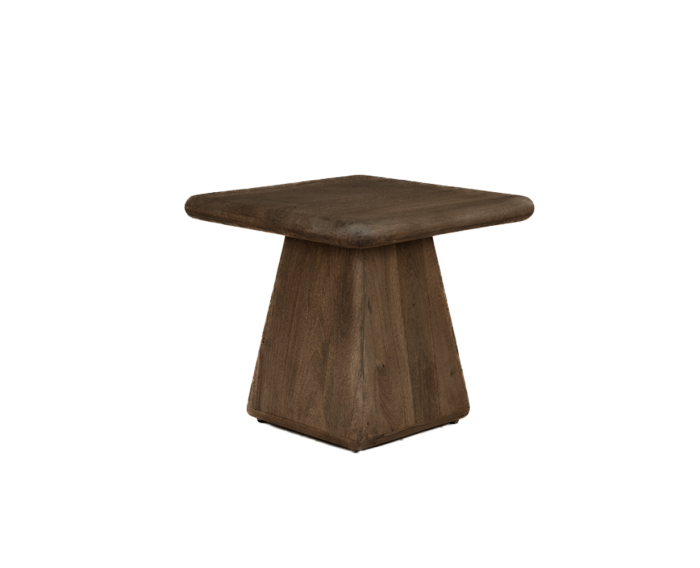 Asti Bijzettafel vierkant bruin 60 cm