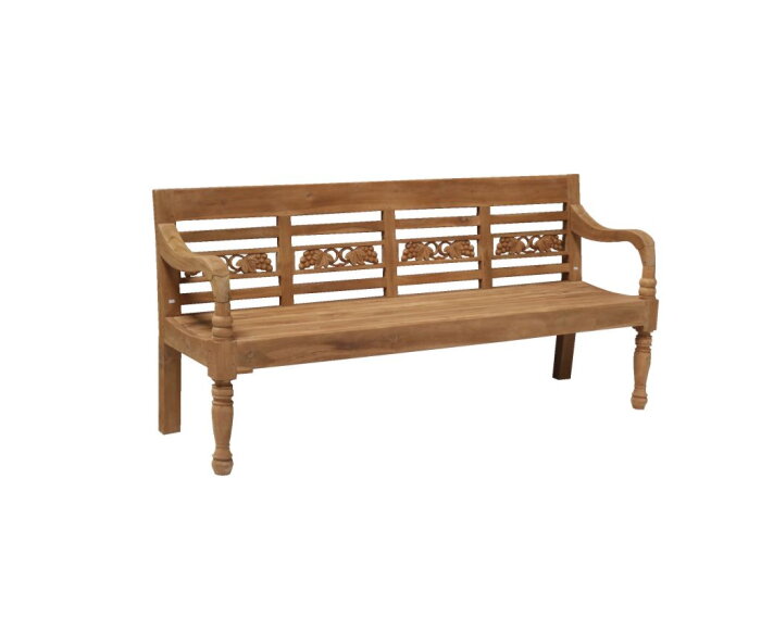 Stationsbank Druif Teak 100 cm