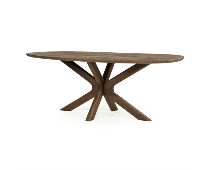 Eettafel Tycho 210x110cm - lichtbruin | Eleonora