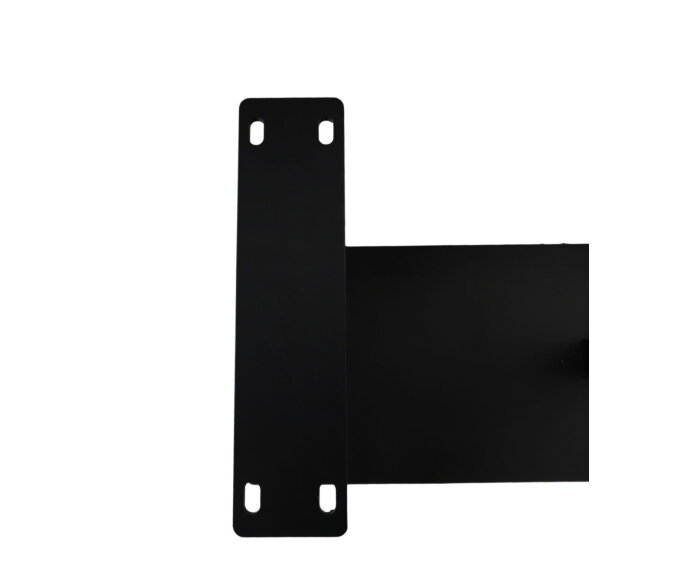 Tafel onderstel pilaar dubbel  - 80x45x72 - Gepoedercoat zwart - Metaal